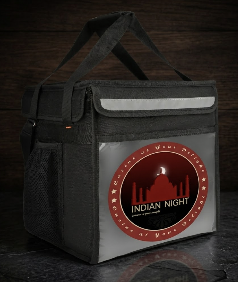 Indian Night Premium Branded Heating Bag for Food Delivery