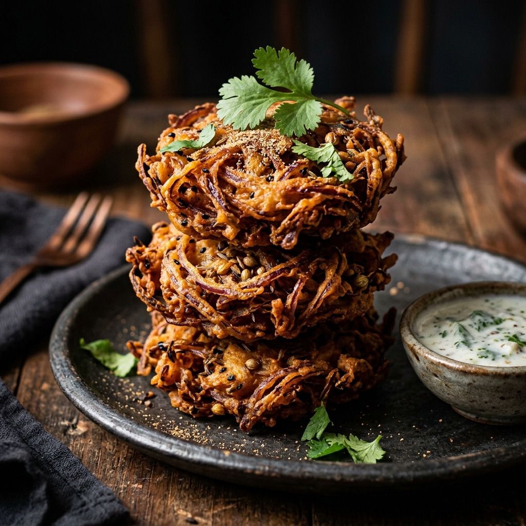 Onion Bhaji - Traditional Crispy Indian Starter